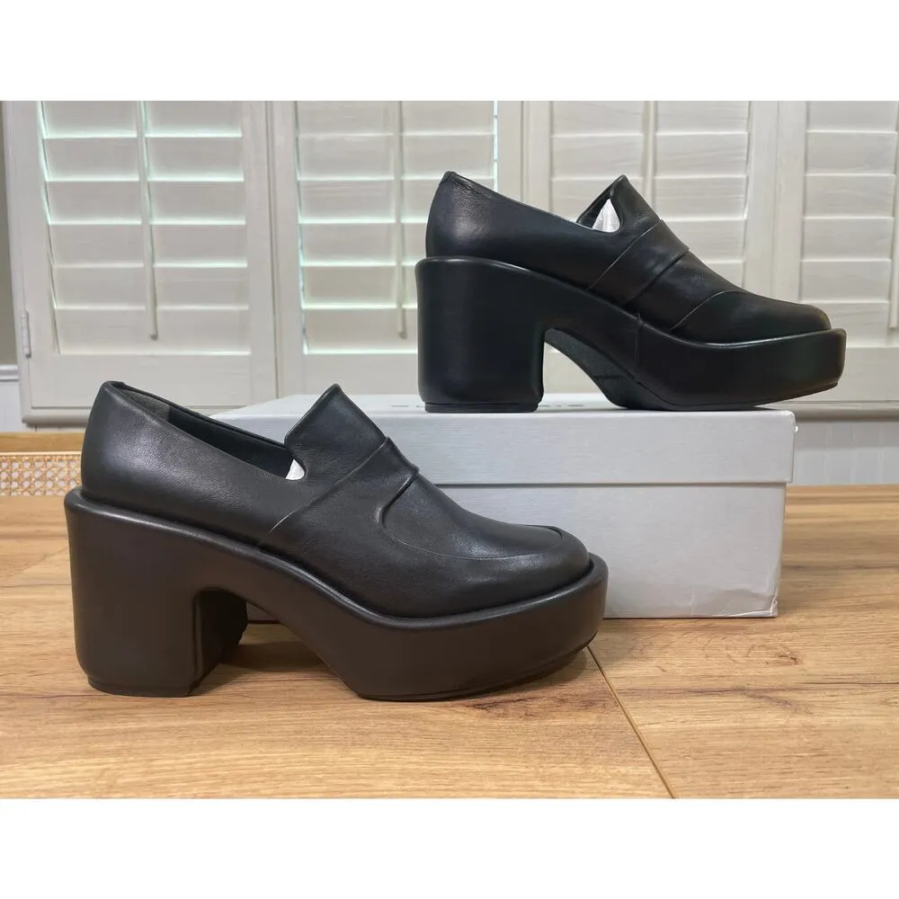 Clergerie Paris Devin Loafers Black Leather Agneau Noir Size 9.5 US 40 EU NIB - Image 2