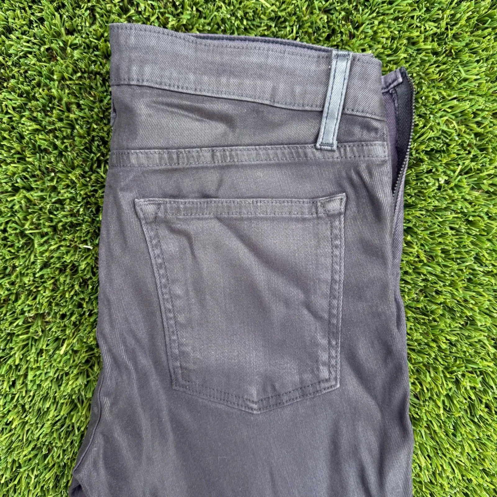 Helmut Lang High Gloss Violet Skinny Jeans Womens Size 30 D04HW221 - Image 8