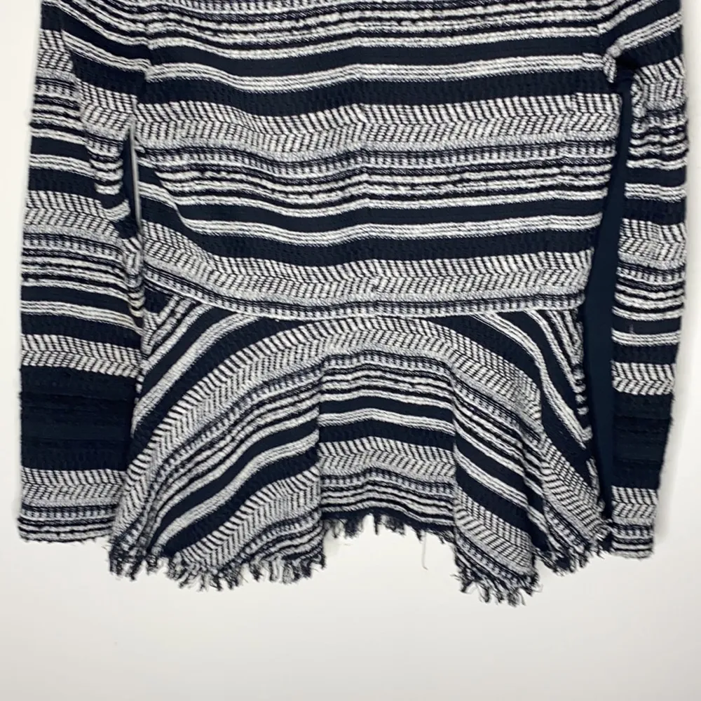 Rebecca Taylor Stripe black and white Tweed jacket size 0 - Image 100