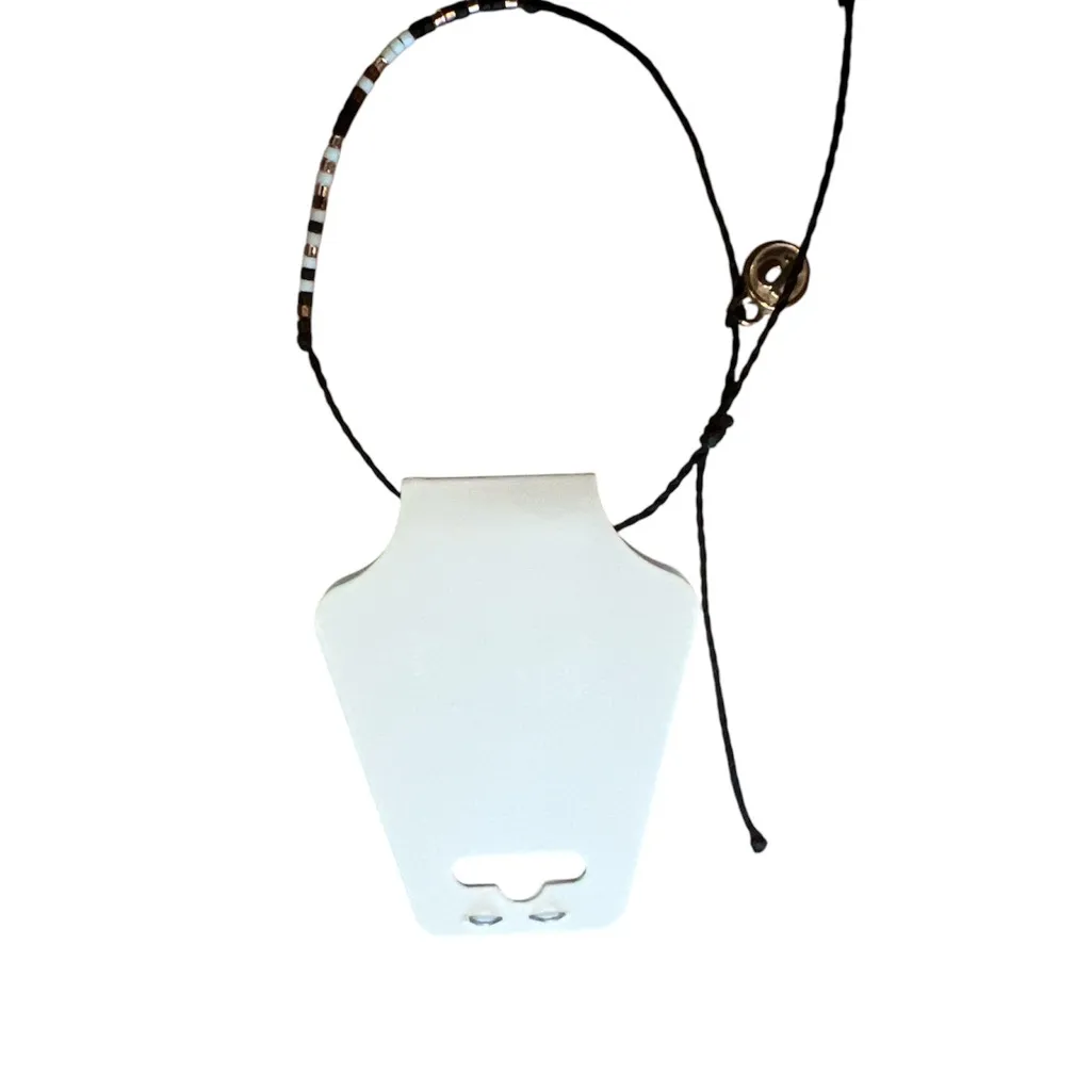 Pura Vida Colorful Beaded String Bracelets‎ on adjustable cord - Image 3