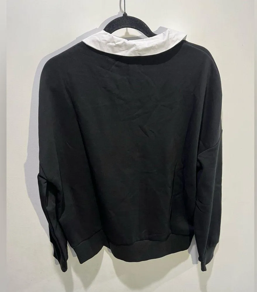 x Emily Strange Collared Black Sweater - Image 3