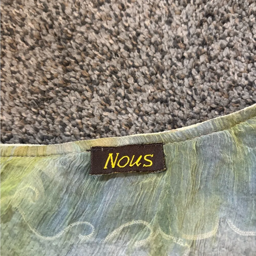 Euro 100% Silk Sheer Top Size M - Image 3