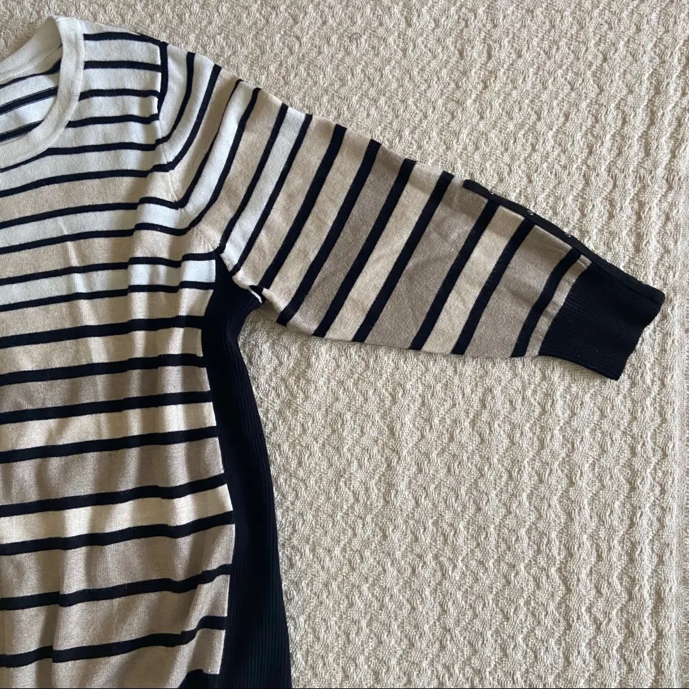 Joseph A 3/4 sleeve striped sweater size 2X - Image 2