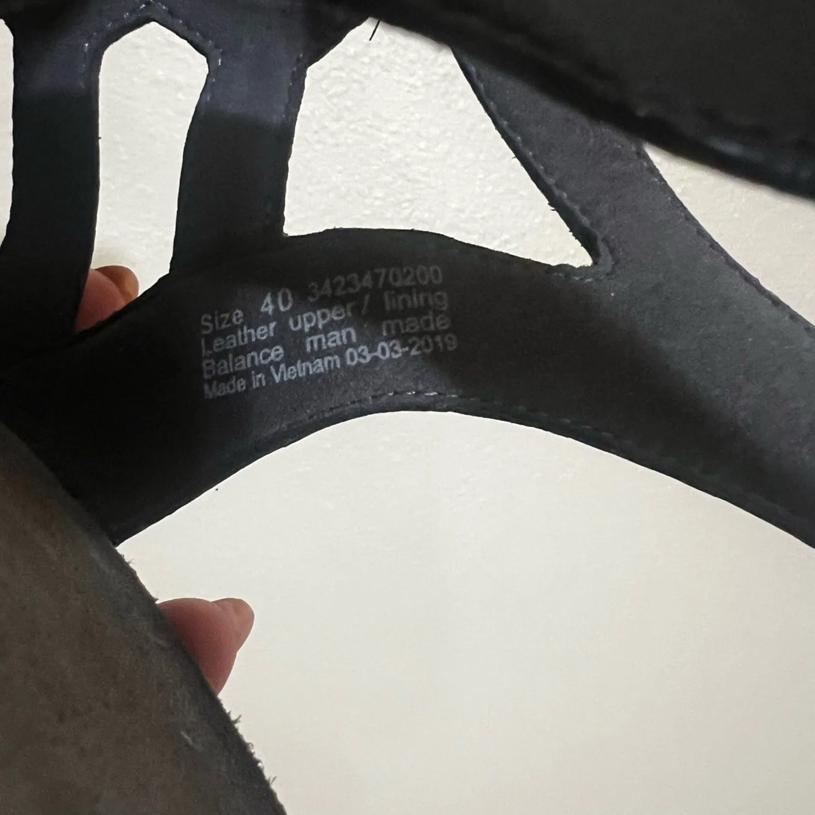 Dansko Selina Black Gladiator Wedge Sandals 40 Cork Adjustable Strap Comfort - Image 9