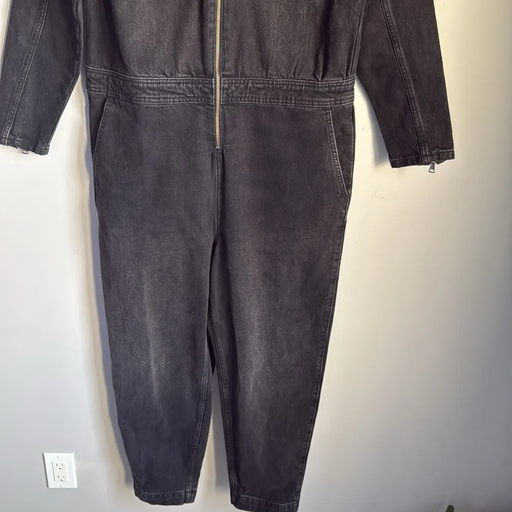 Ted Baker  Aleya zip-through denim jumpsuit size Large/3 - Image 6