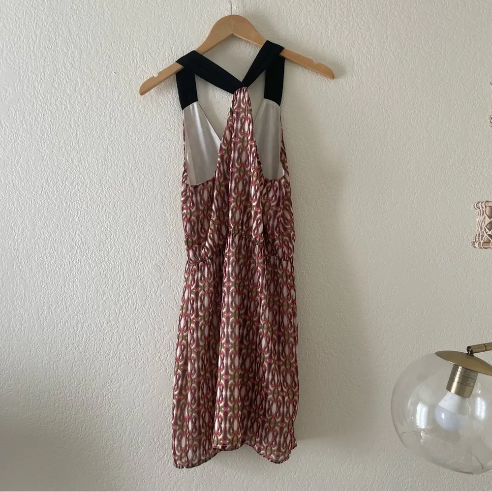 Adelyn Rae Print Faux Wrap Mini Dress - Image 5