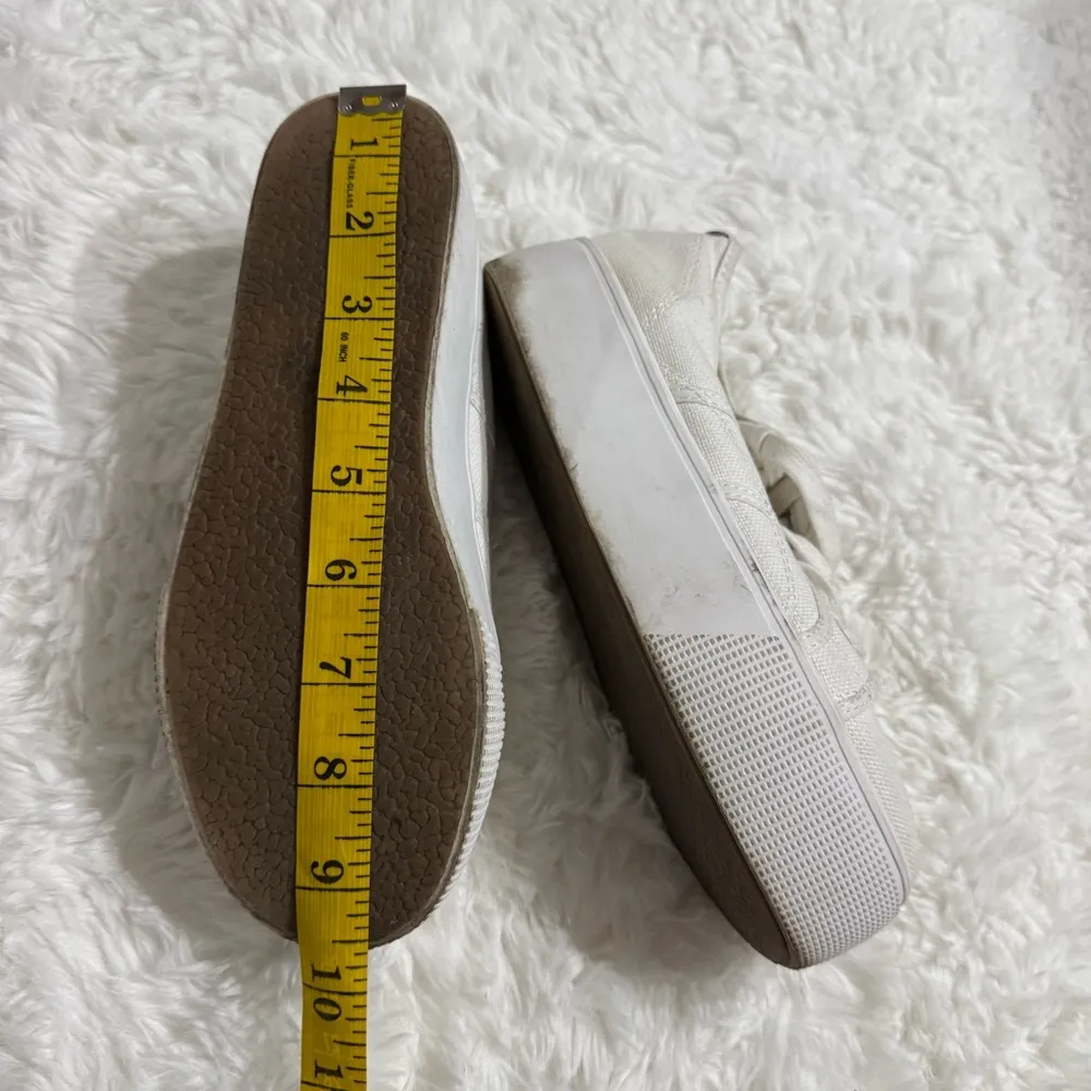 Steve Madden Emmi White Platform Tennis Shoes Size 6 - Image 11