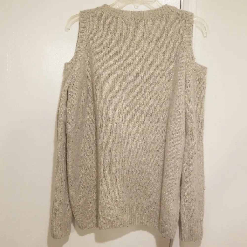 💕REBECCA MINKOFF💕 Page Cold Shoulder Wool Blend Sweater Medium M NWT - Image 8