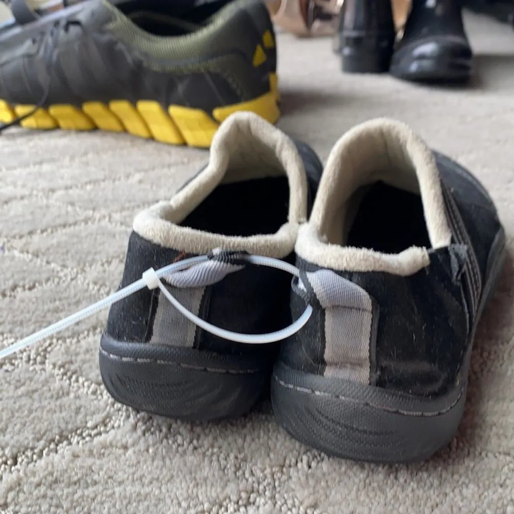 Jambu Black Velvet sherpa Lined All Terra Traction SlipOn warm cozy cabin sz 7 - Image 3