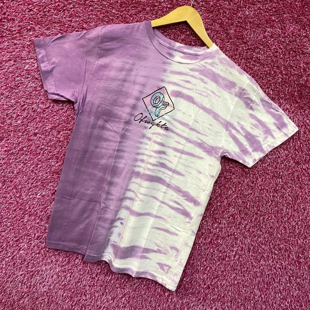 Odd Future Purple Embroidered Tie dye Tshirt size Medium - Image 3