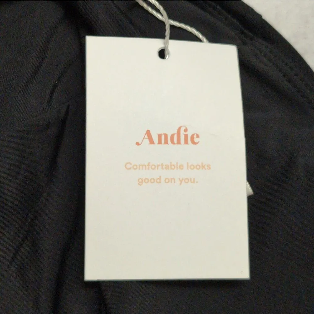 Andie Symi One Piece Black Swimwear Bathing Suit Size S New - Image 13