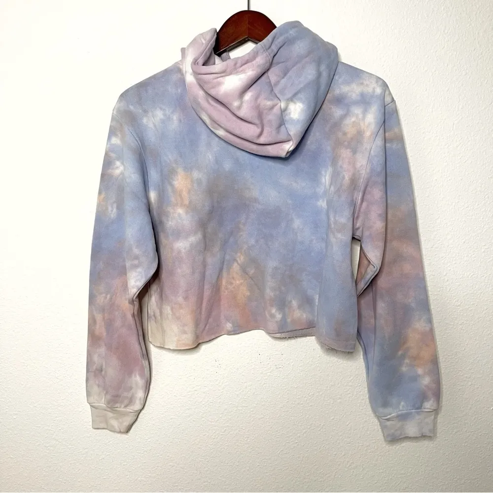 Pink Floyd Tie Dye fleece Cropped Hoodie Sweater size XS / S NWT - Image 8