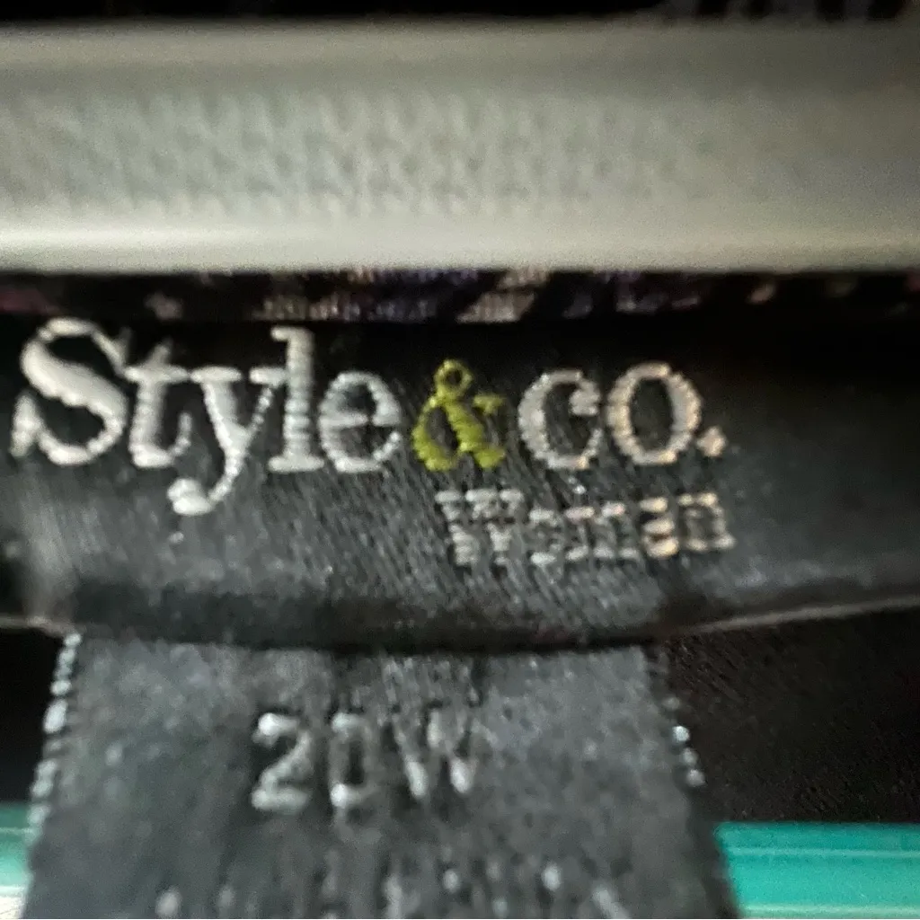 Style & co paisley button up blouse size 2X - Image 4