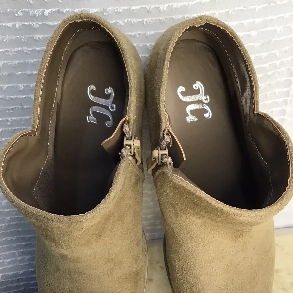 JG Faux Leather Ankle Boots Booties - Image 8