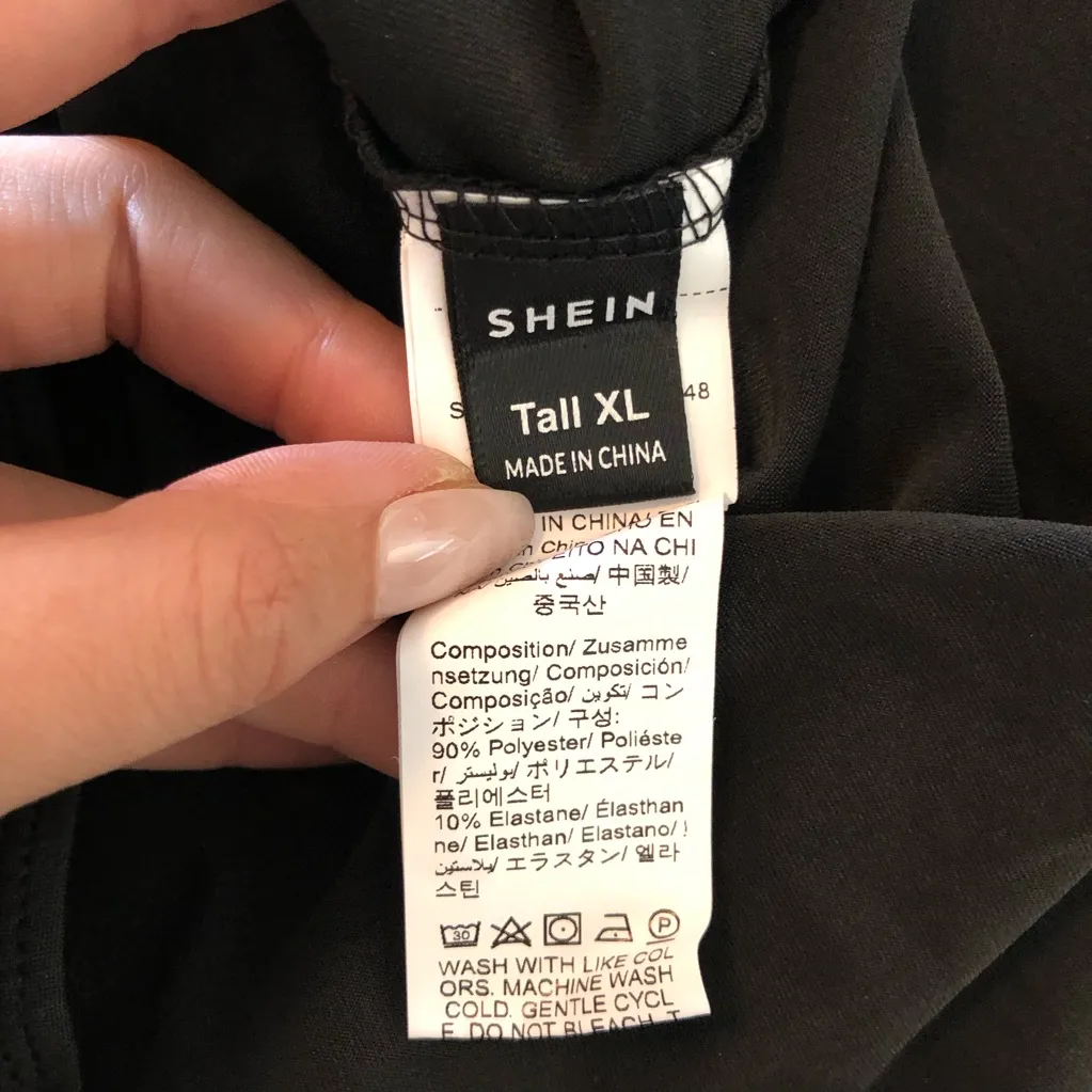 NWT Black Strapless Bodysuit Size XL Tall - Image 5