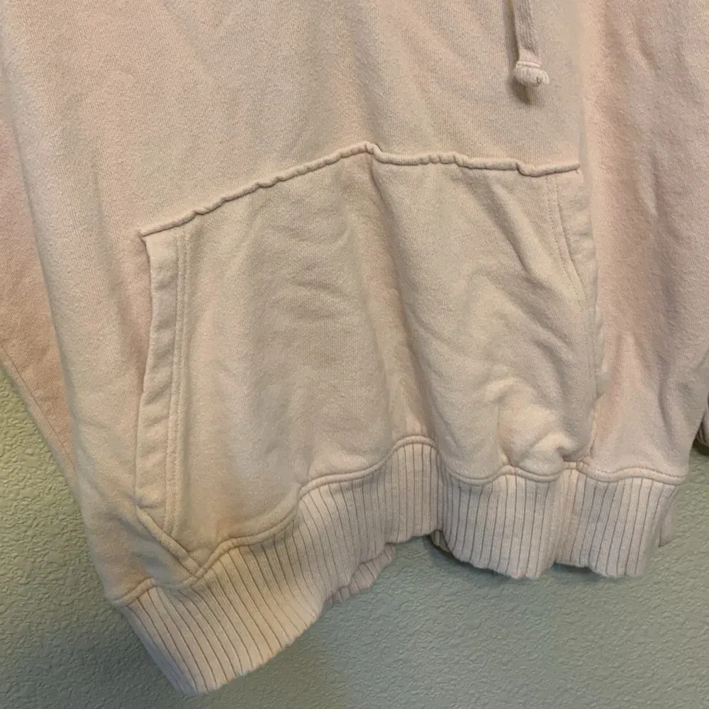 Light pink Aerie hooded sweatshirt sz L girly feminine athleisure loungewear - Image 5