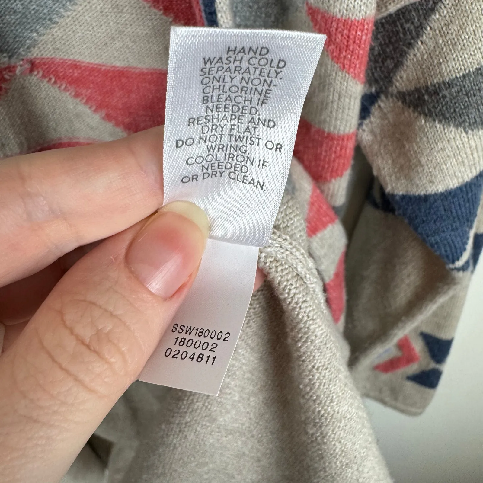 J Jill Womens Intarsia Open Front Cardigan Sz MP | Aztec Western Academia Boho Tan - Image 12