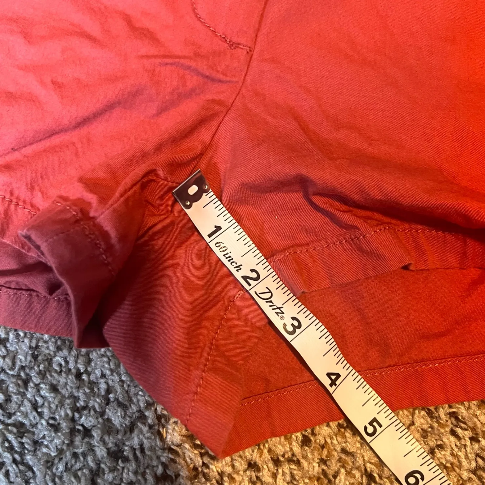 J. Crew‎ Chino Shorts Womens Size 4 Coral Red Casual Everyday - Image 4