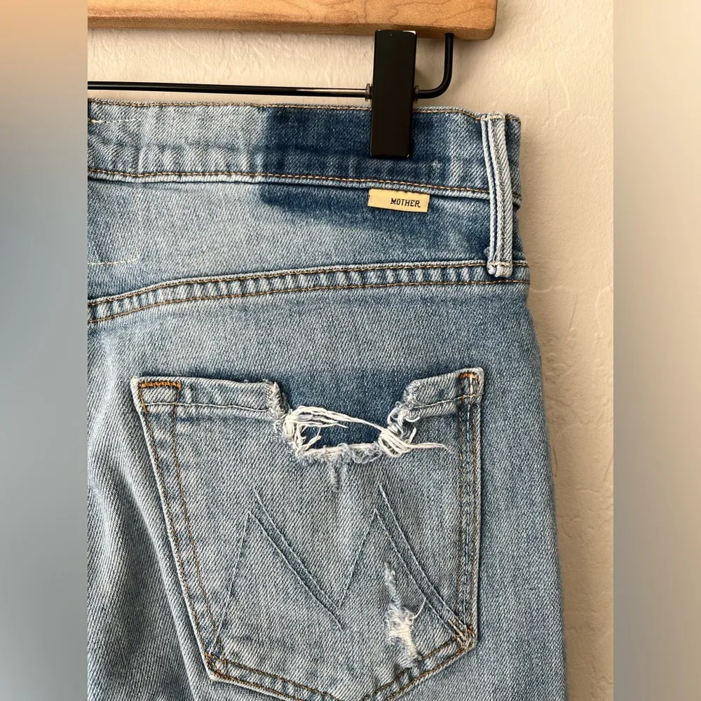 MOTHER superior THE STINGER FLOOD jeans High as The Heavens 26 Blue - Image 13