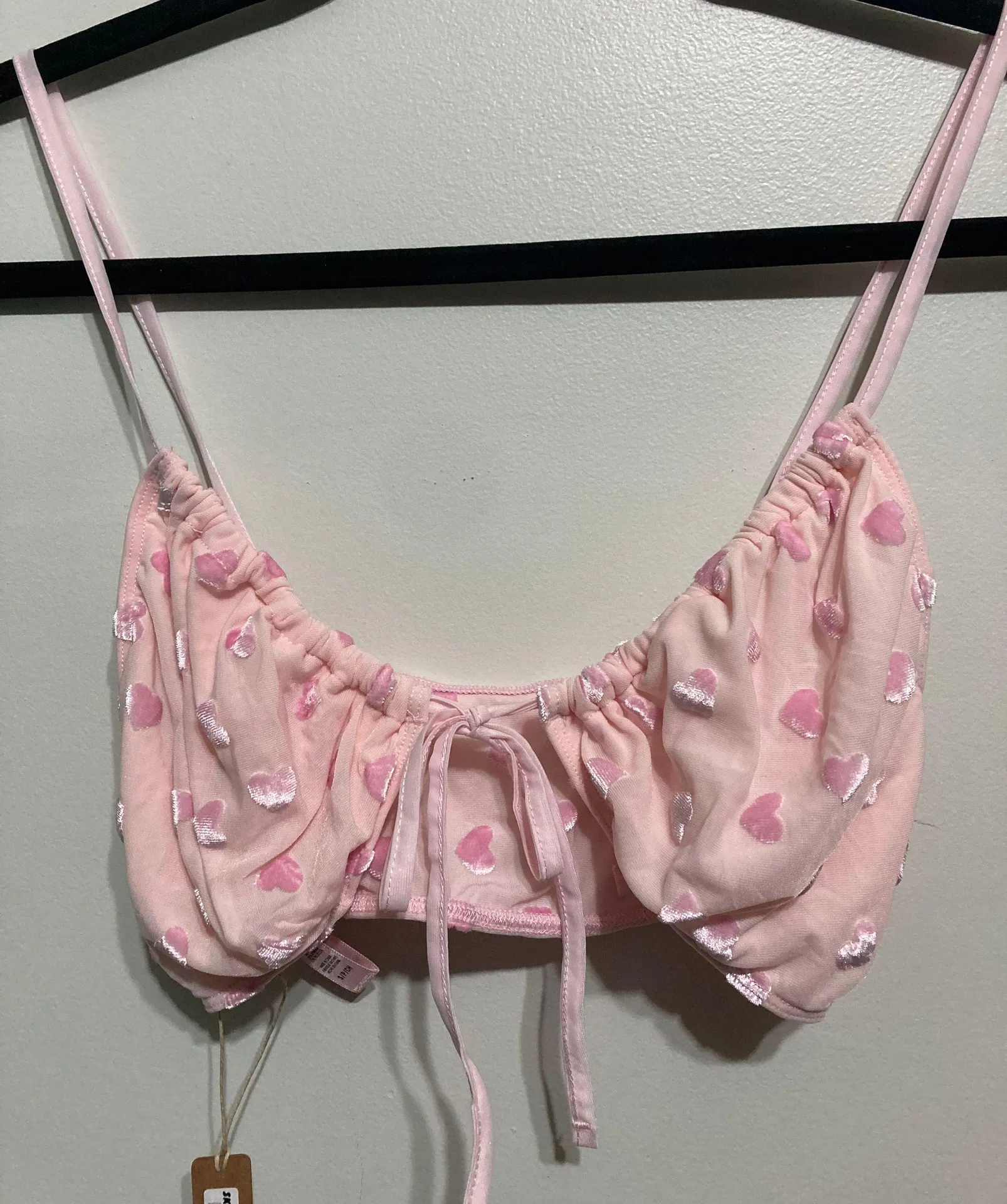 Velvet Heart Valentine’s Bralette - Image 3