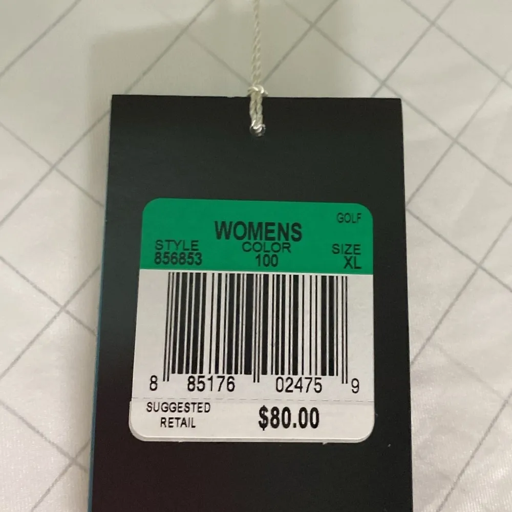 Nike NWT NEW White‎ Patterned Womens Golf Skort Pickleball Size XL Check - Image 6