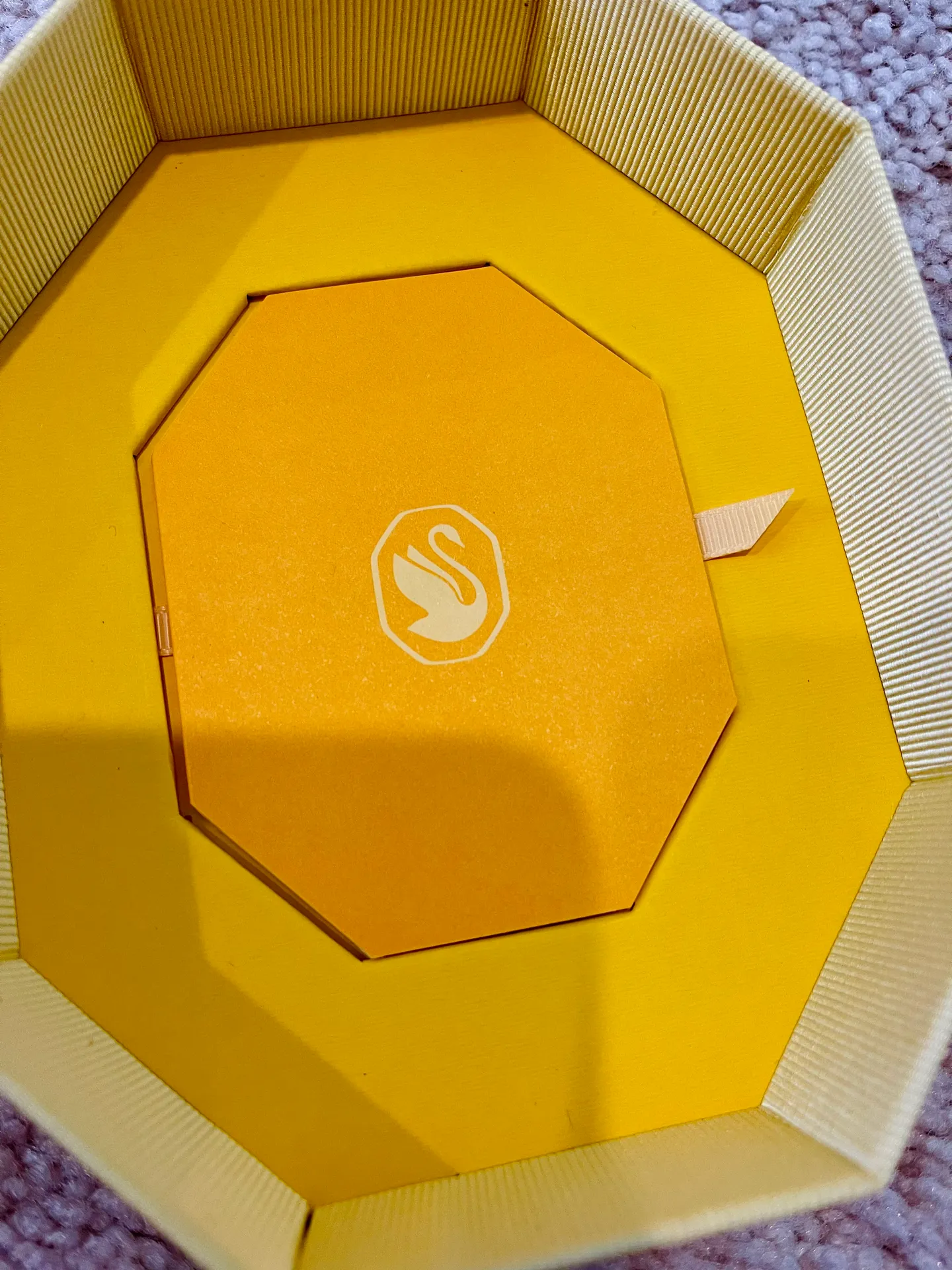 SWAROVSKI Silver-Tone Octagon Double Crystal 11-3/4" Adjustable Pendant Necklace - Image 5