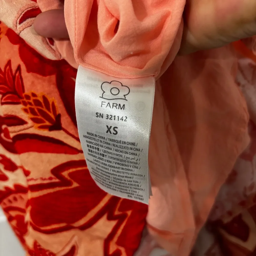 FARM Rio Jaipur Crossover Linen Blend maxi sun dress size xs - Image 6