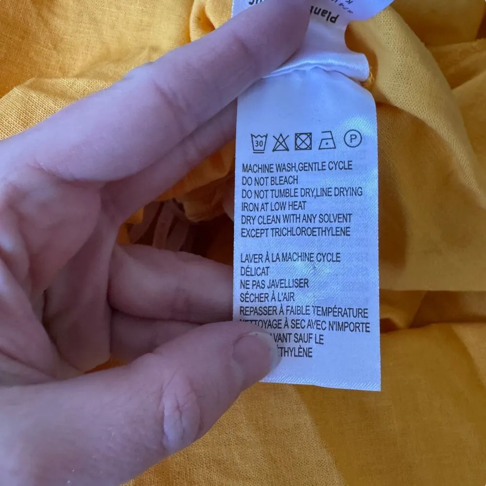 NEW Farm Rio Yellow Midi Knot Dress - Image 9