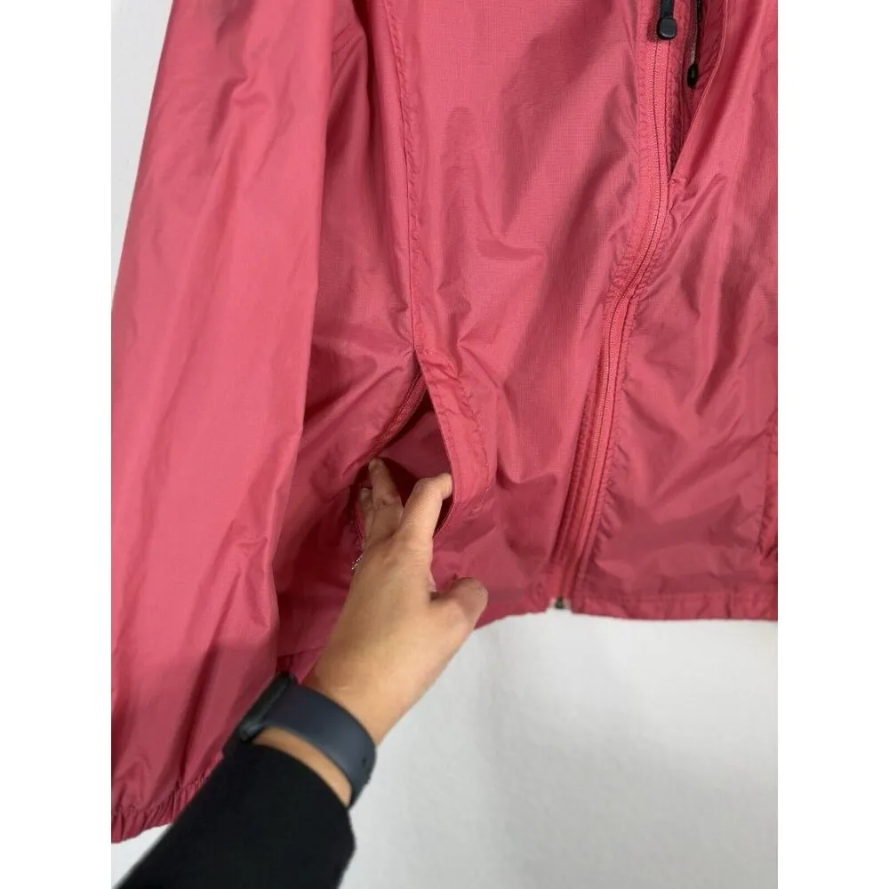L.L. Bean Vintage Women’s Salmon Hooded Raincoat Windbreaker Jacket O BUX3 Large - Image 7