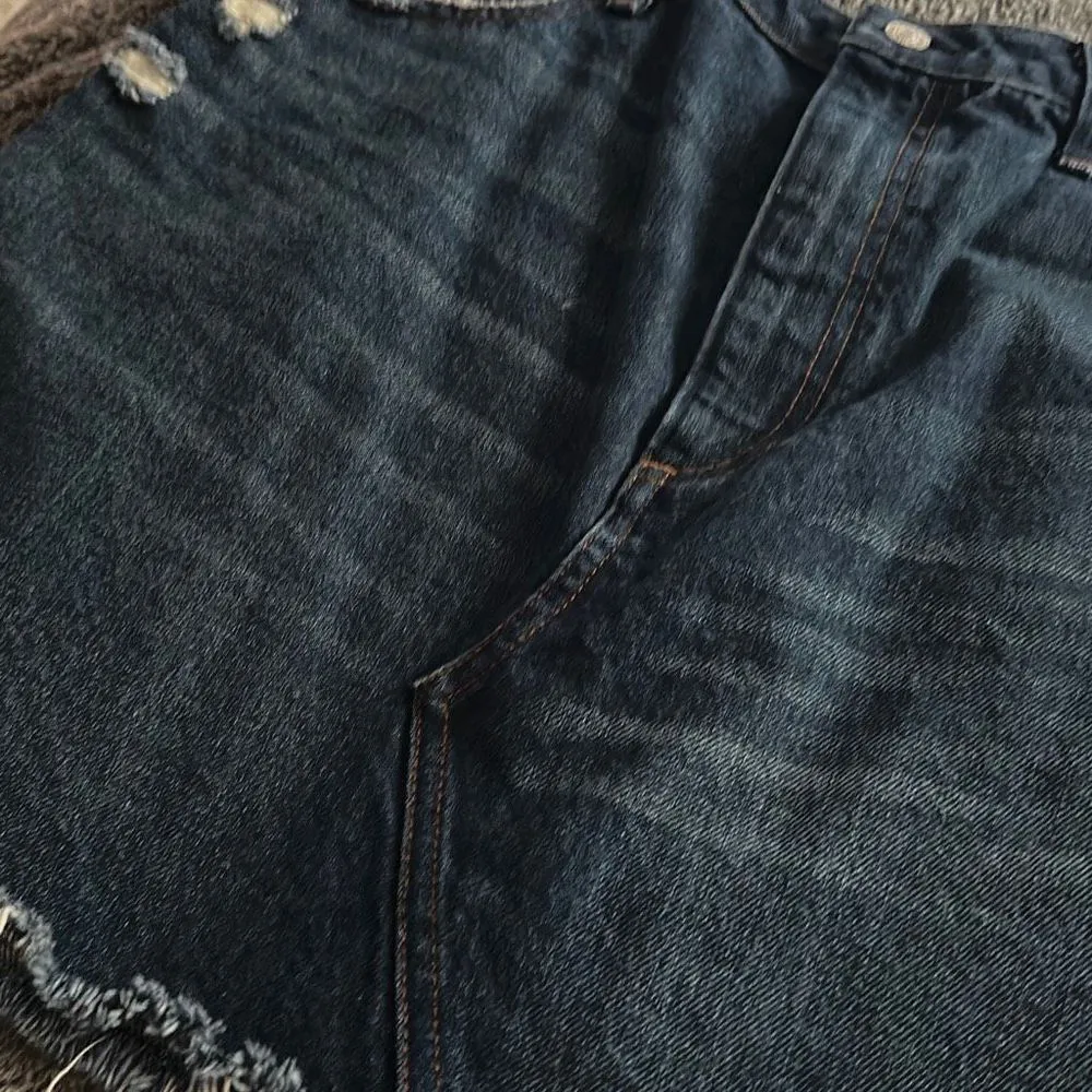 Abercrombie & Fitch Natural Rise Vintage A Line Skirt Size 14 - Image 9