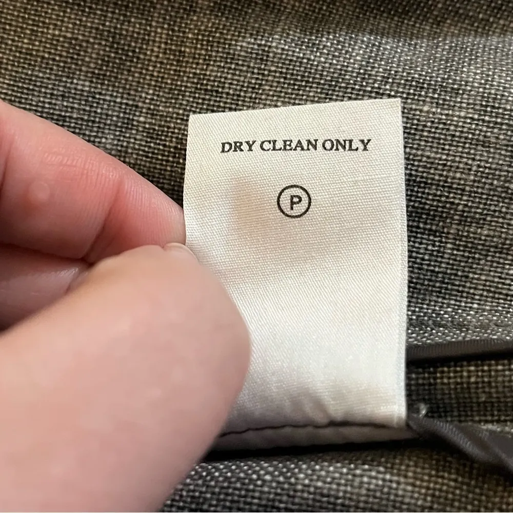 MM Couture by Miss Me Linen Blend Waterfall High Neck Vest Gray Combo S - Image 4