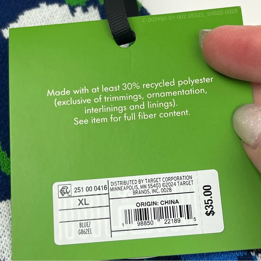 Kate Spade New York x Target Women's Mixed Floral Sweater Midi Skirt Size XL NEW - Image 9