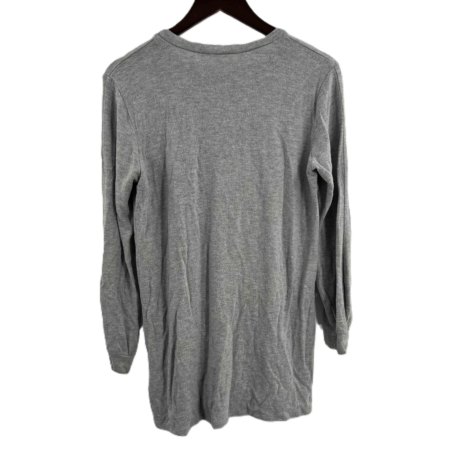Reformation Sweater Gray Crew Neck Long Sleeve Extra Soft Stretchy‎ Knit Small - Image 2