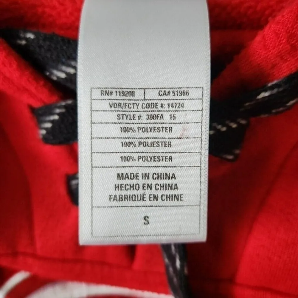 Reebok NHL Hockey Sweatshirt Unisex Lace CCM Detroit Red Wings Red Embroidered S - Image 12