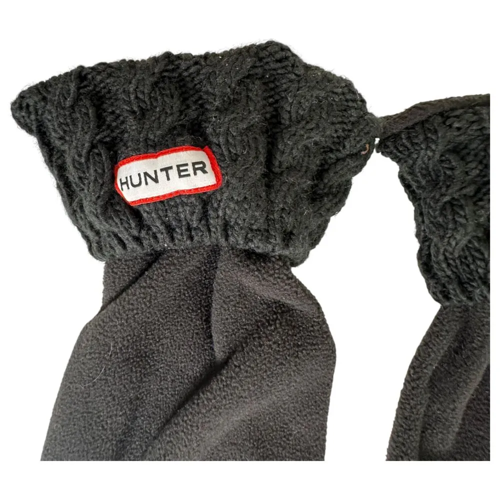 Hunter Socks Knit Top Black Size Medium 5-7 - Image 2