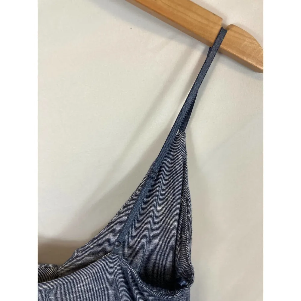 Max Studio Ruffle Striped Maxi Dress Size Small - Image 7