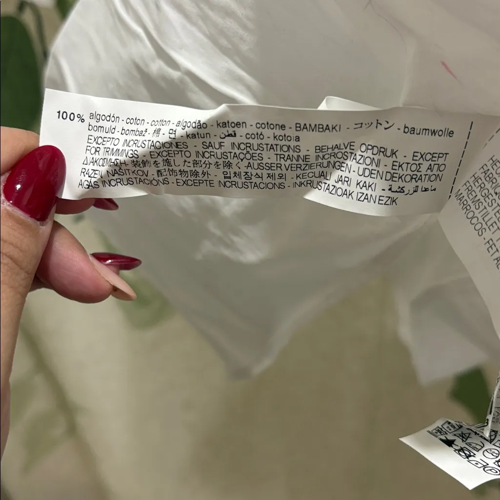 Elegant White Women's collard pearl dress - Image 4