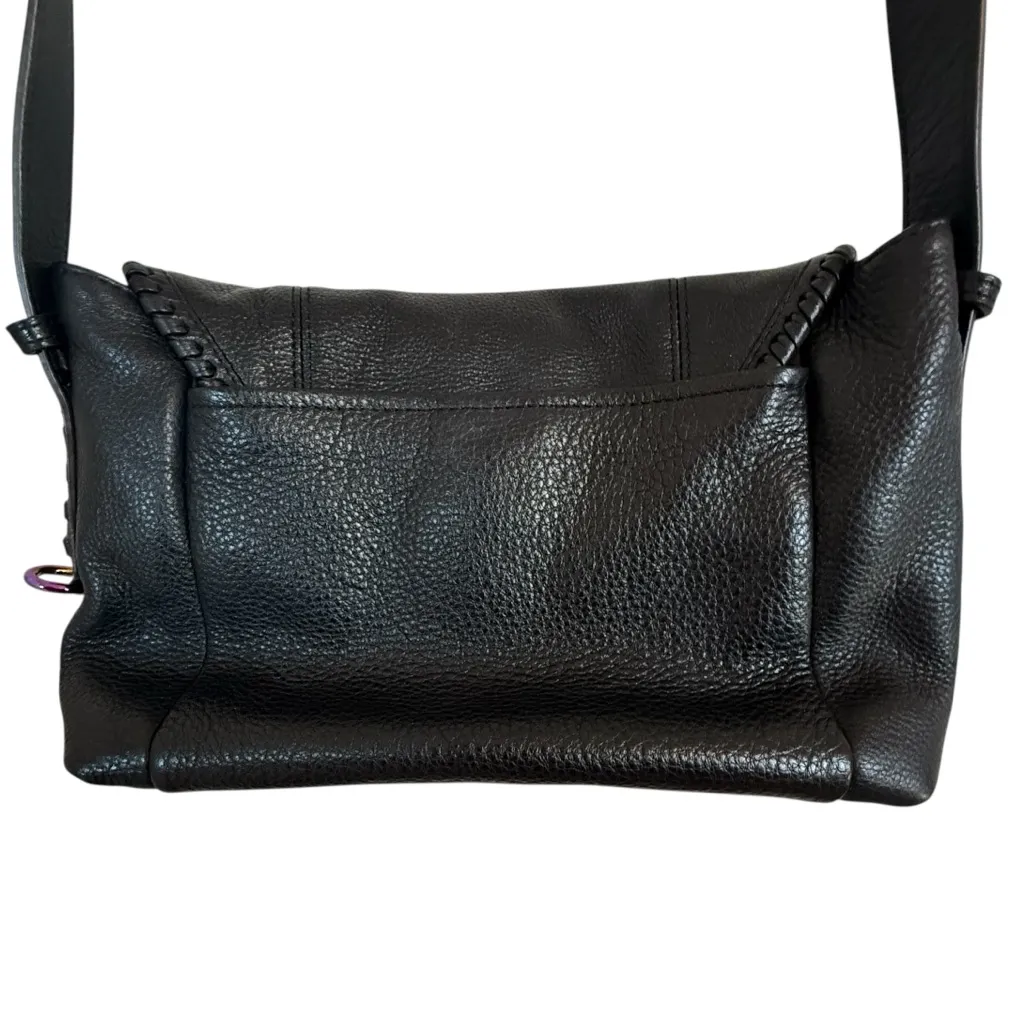 Aimee Kestenberg Pebble Leather Crossbody Bag Purse All For Love Mini Black - Image 2