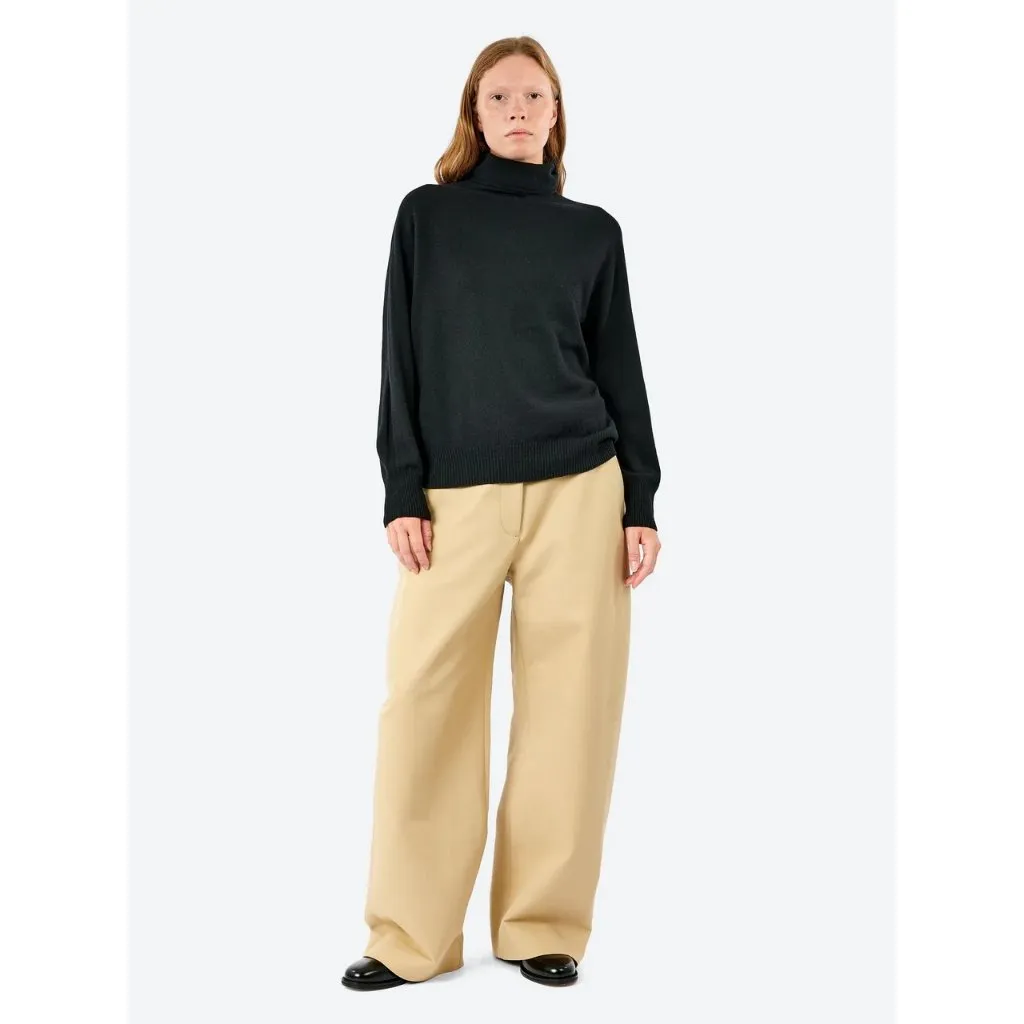 Acne Studios Pommy Satin Pants in Beige 34 New Womens Baggy Trousers - Image 10