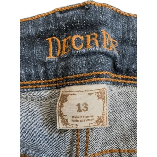 DECREE Skinny Jeans Womens Size 13 Blue Wash Denim - Image 7