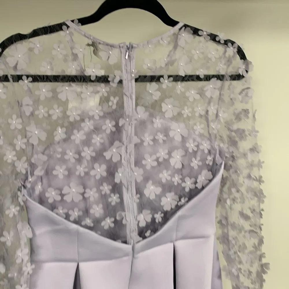 NWT ASOS Lavender Floral Lace Top Dress Size 8 - Image 7