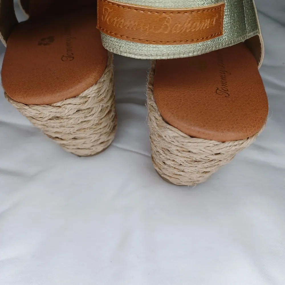 Tommy Bahama Sakura Elastic Straps Espadrilles Women's Size 7 M VGUC - Image 6