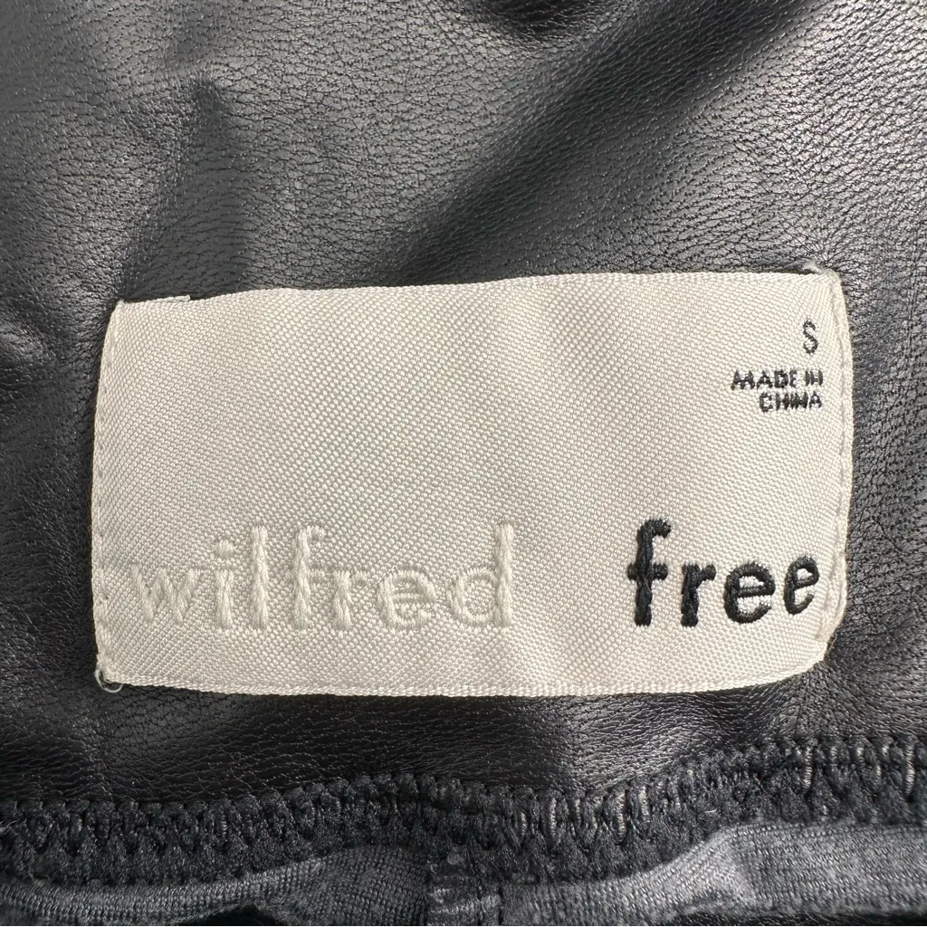 Wilfred Free Daria Pant High-waisted Vegan Leather Leggings in Black Small - Image 10