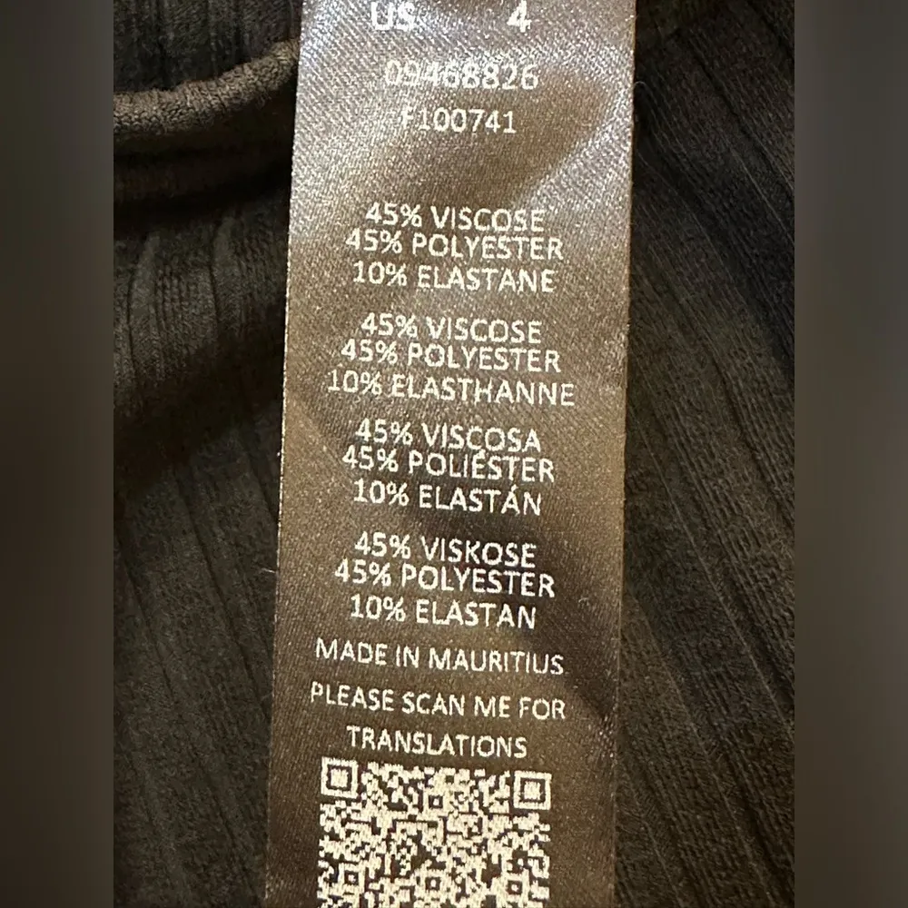 ASOS Brand Black Rib Legging NWT - Image 4