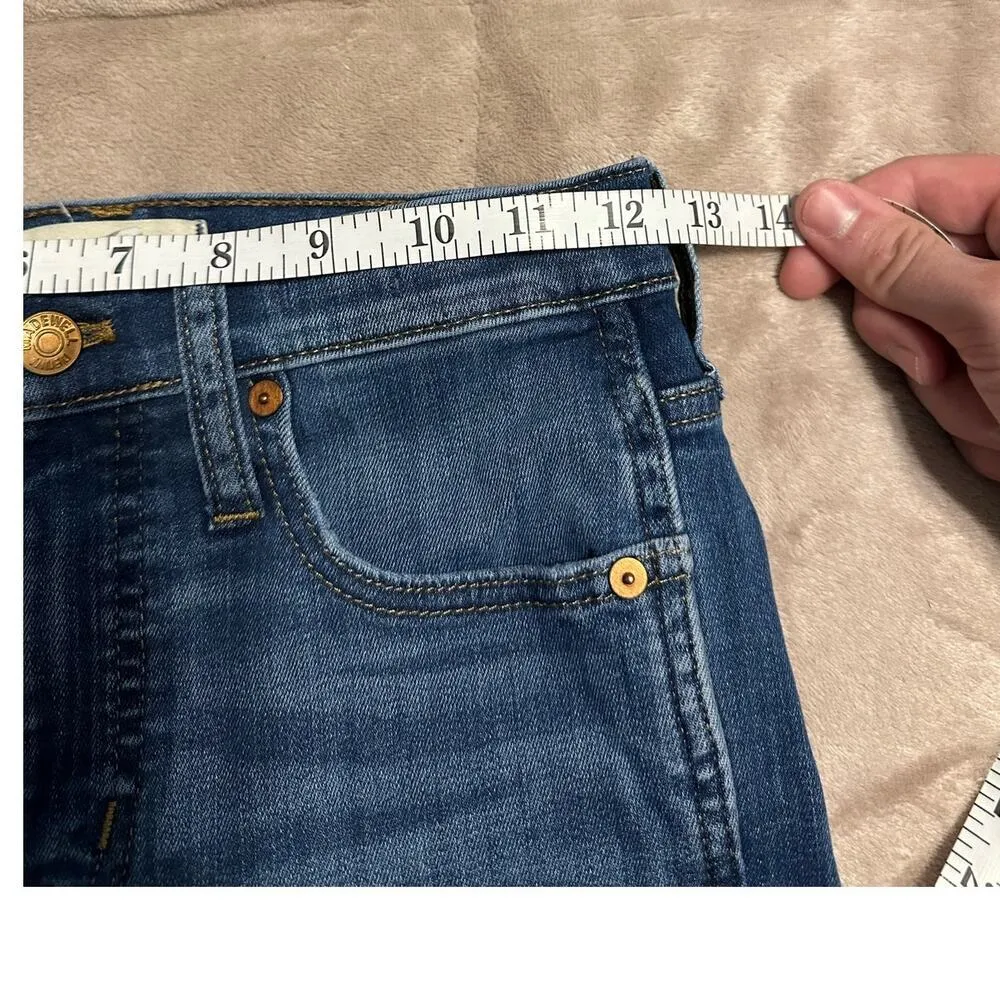 Madewell Mid-Rise Stovepipe Jeans Women's SZ 24 Medium Wash Denim Slim Straight - Image 7