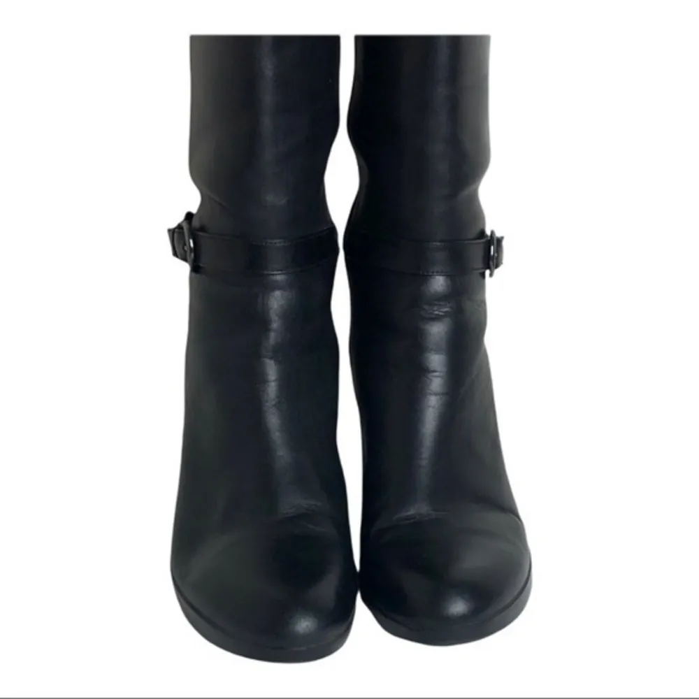 NWOB Blondo Black Leather Aqua Protect Knee High Boot Size 10 M - Image 6