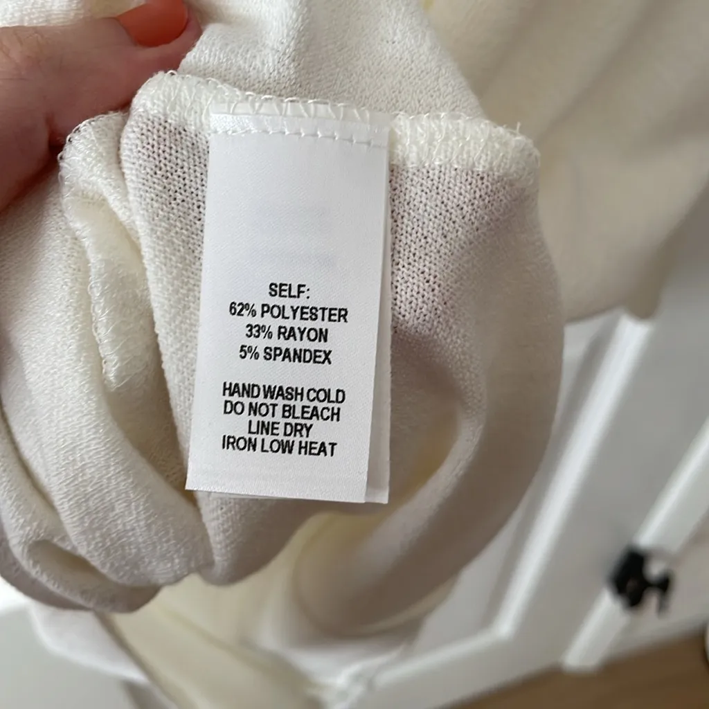 Lulus Basic Verla dolman sweater top White - Image 4