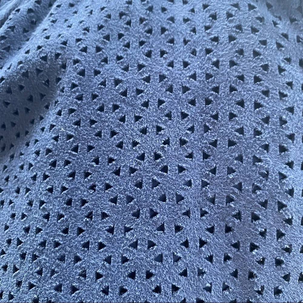 Kenneth Cole New York Faux Suede Jacket Blue Size M - Image 13