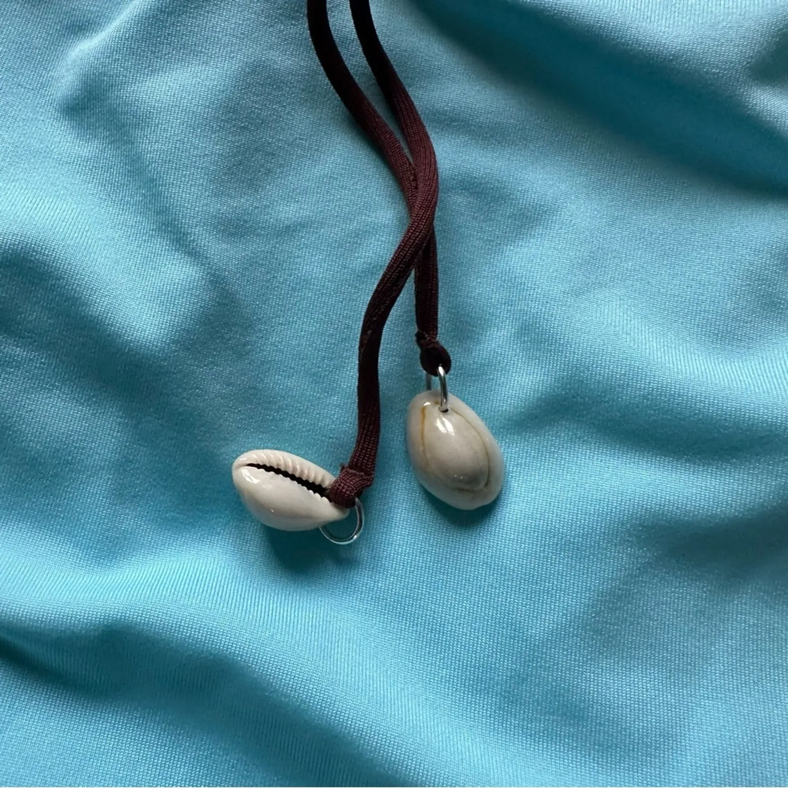 Vintage Y2K Sears Baby Blue Halter One - Image 10