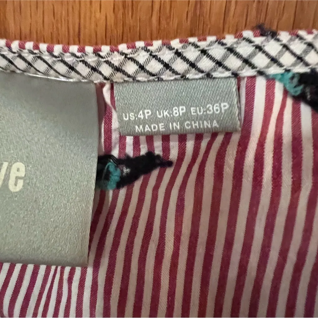 Maeve by Anthropologie Bathing‎ Beauty Stripe Embroidered Side-Tie Cotton Dress - Image 10